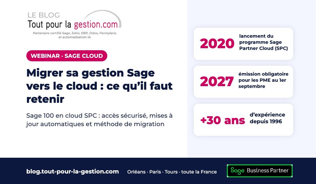 Migrer sa gestion Sage vers le cloud : ce qu’il faut retenir