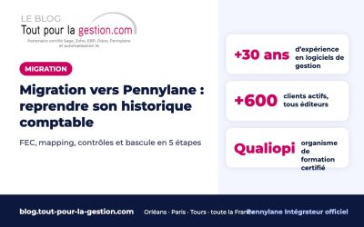 Migration vers Pennylane : reprendre son historique comptable