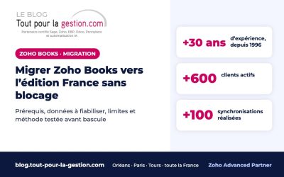Migrer Zoho Books vers l’édition France : prérequis et étapes
