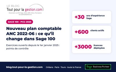 Nouveau plan comptable ANC 2022-06 : ce qu’il change dans Sage 100