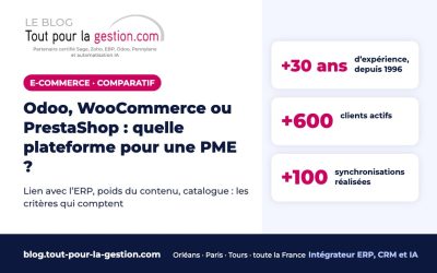 Odoo, WooCommerce ou PrestaShop : quelle plateforme pour une PME ?