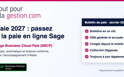Paie 2027 : passez à la paie en ligne Sage (SBCP), simple et automatique