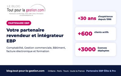 Partenaire revendeur EBP : intégration, conformité et formation