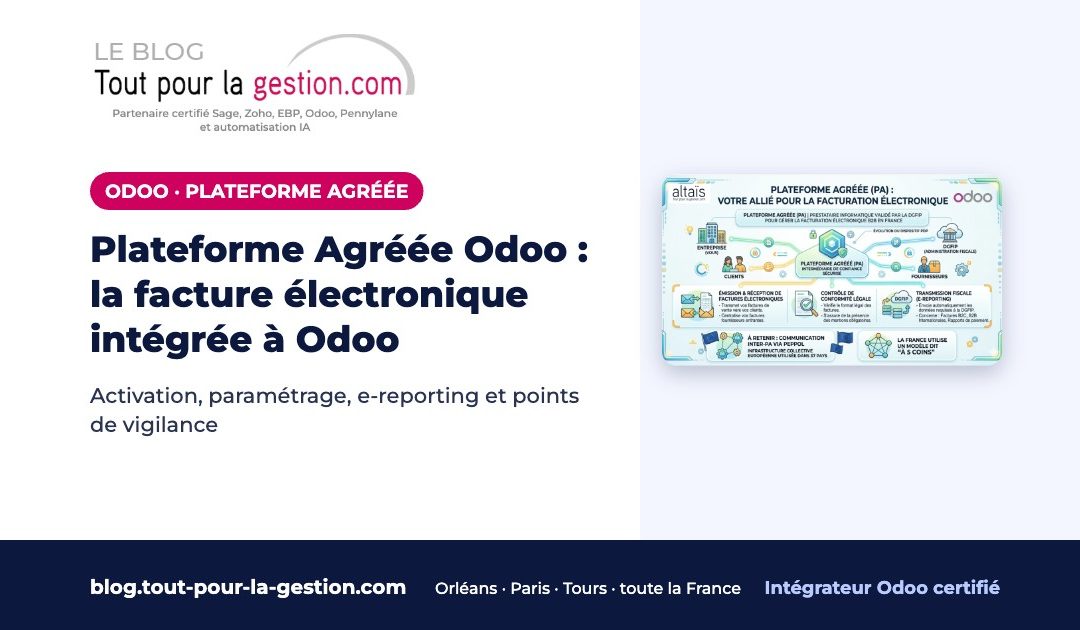Plateforme Agréée Odoo : la facture électronique intégrée à Odoo