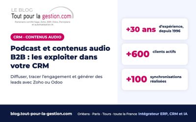 Podcast et contenus audio B2B : les exploiter dans votre CRM
