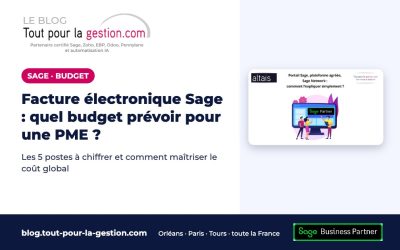 Facture électronique Sage : quel budget prévoir pour une PME ?