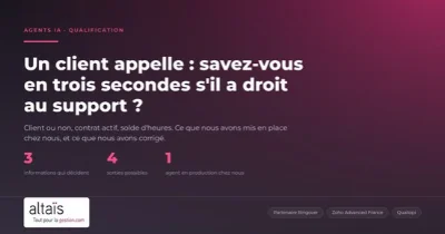 Un client appelle : savez-vous en trois secondes s&rsquo;il a droit au support ?