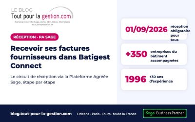 Recevoir ses factures fournisseurs dans Batigest Connect via la PA Sage