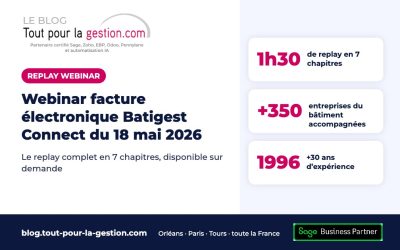 Replay webinar facture électronique Batigest Connect (18 mai 2026)