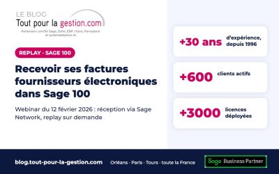Sage 100 : recevoir ses factures fournisseurs électroniques (replay)