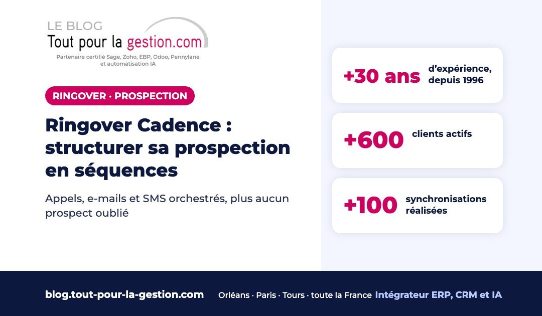 Ringover Cadence : structurer sa prospection en séquences multicanales
