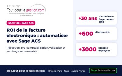 ROI de la facture électronique : automatiser avec Sage ACS