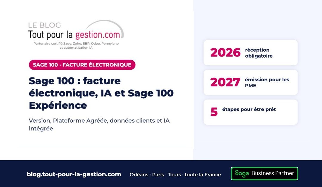 Sage 100 : facture électronique, IA et Sage 100 Expérience avec votre partenaire Altaïs