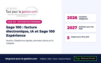 Sage 100 : facture électronique, IA et Sage 100 Expérience avec votre partenaire Altaïs