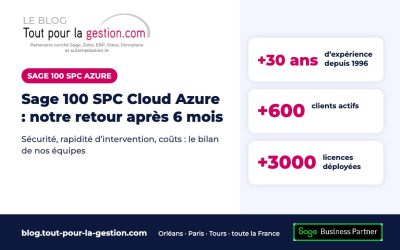 Sage 100 SPC Cloud Azure : notre retour d’expérience après 6 mois
