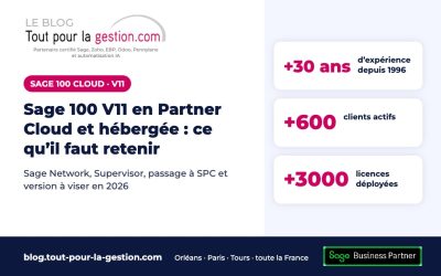 Sage 100 V11 en Partner Cloud et hébergée : ce qu’il faut retenir