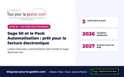 Sage 50 et le Pack Automatisation : anticipez la réforme de la facture électronique