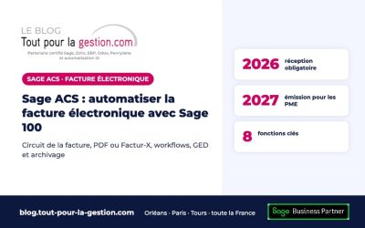 Sage Automatisation Comptable (ACS) : anticipez la réforme de la facture électronique et gagnez en productivité