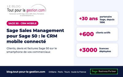 Sage Sales Management pour Sage 50 : le CRM mobile connecté