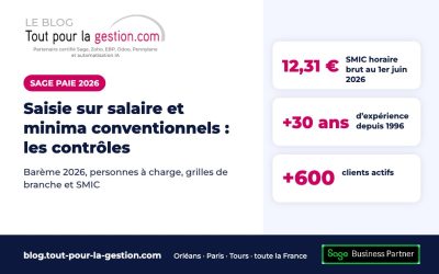 Saisie sur salaire et minima conventionnels : les contrôles dans Sage
