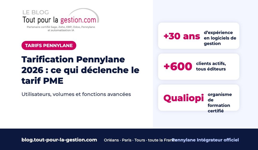 Tarification Pennylane 2026 : ce qui déclenche le tarif PME