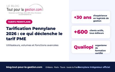 Tarification Pennylane 2026 : ce qui déclenche le tarif PME
