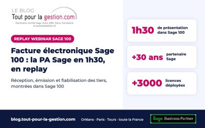 Facture électronique Sage 100 : la PA Sage en 1h30 (replay du webinar)