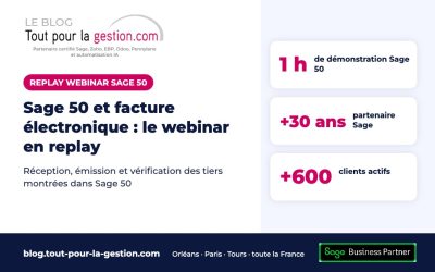 Sage 50 et facture électronique : le webinar en replay