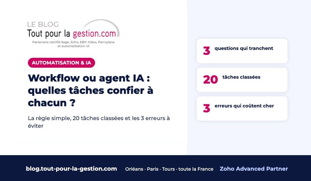Workflow ou agent IA : quelles tâches confier à l’un, lesquelles à l’autre