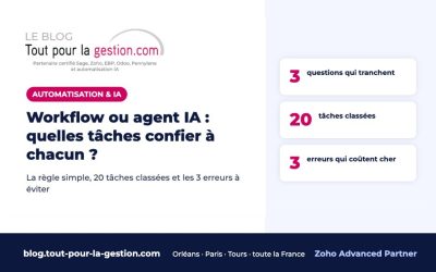 Workflow ou agent IA : quelles tâches confier à l’un, lesquelles à l’autre