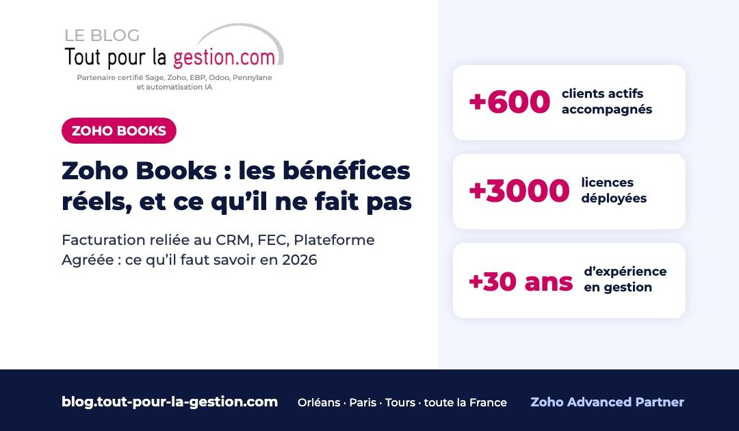 Zoho Books : les bénéfices réels pour une entreprise, et ce qu’il ne fait pas
