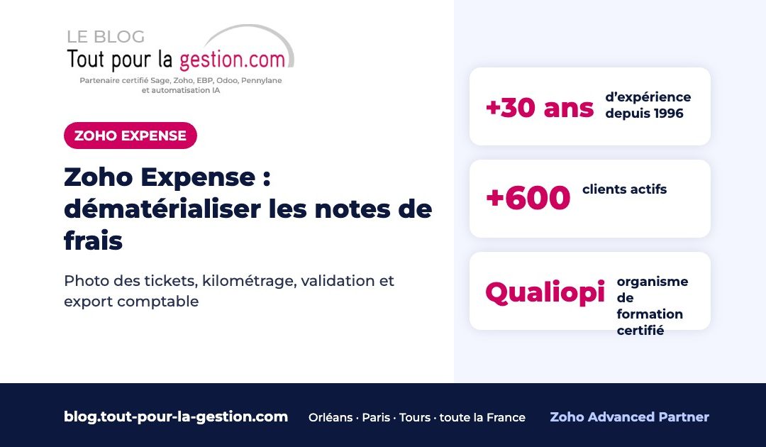Zoho Expense : dématérialiser les notes de frais de A à Z