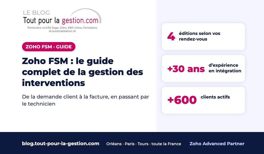 Zoho FSM : le guide complet de la gestion des interventions