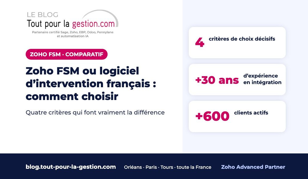 Zoho FSM ou logiciel d’intervention français : comment choisir