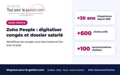 Zoho People : digitaliser les congés et le dossier salarié en PME