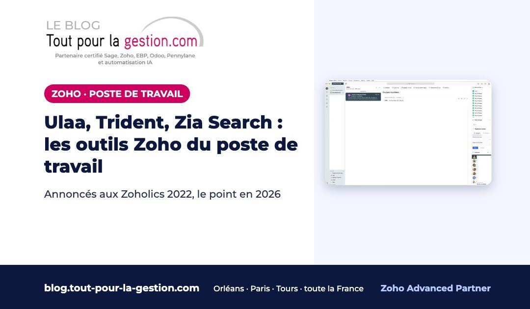 Ulaa, Trident, Zia Search : les outils Zoho du poste de travail