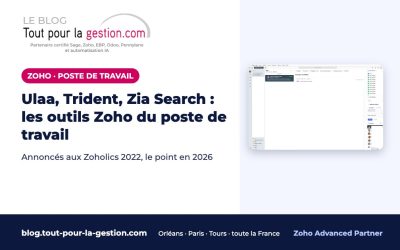 Ulaa, Trident, Zia Search : les outils Zoho du poste de travail
